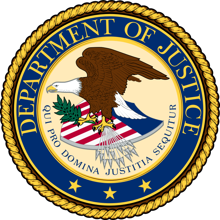 U.S. Department of Justice logo